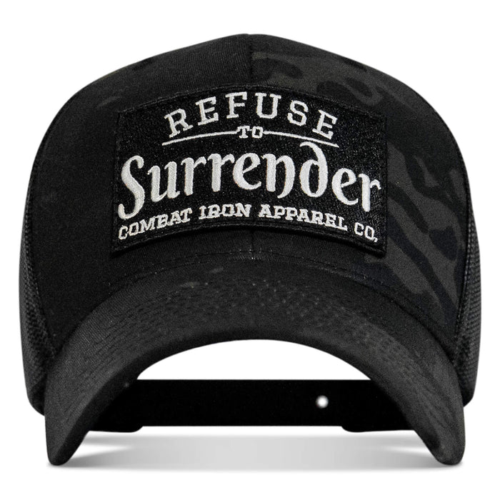 Refuse To Surrender B/W Patch Snapback Hat