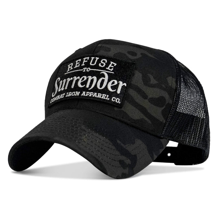 Refuse To Surrender B/W Patch Snapback Hat