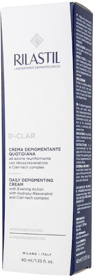 Rilastil D-Clar 24ωρη Κρέμα Προσώπου κατά των Πανάδων 40ml