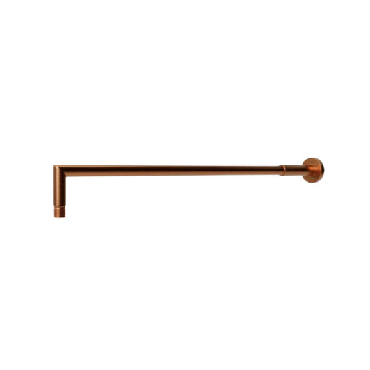 RONDO Shower Arm 40cm - Brushed Copper Shower Parts Noken By Porcelanosa