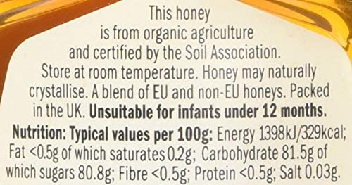 Rowse Organic Natural Honey Squeezy 340g - Shoppers-kart.com