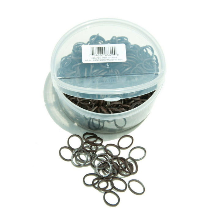 Rubber Braiding Bands Tub - 800pcs