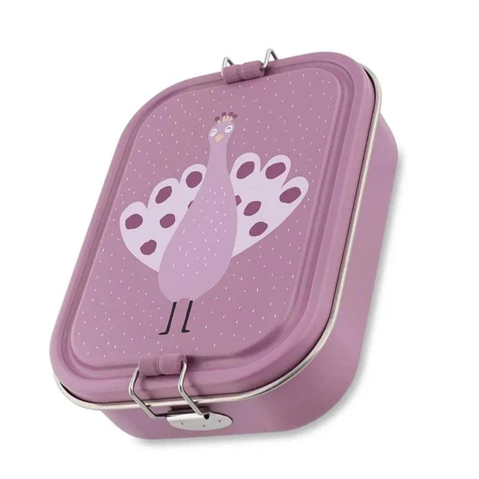 Animal Print Stainless Steel Kids Lunch Box - Large