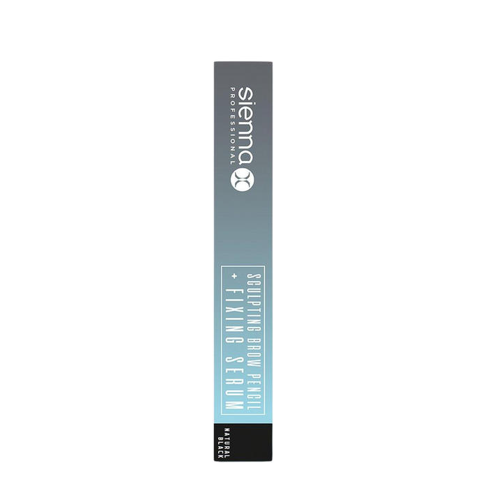 Sienna X Sculpting Brow Pencil + Fixing Serum - Natural Black