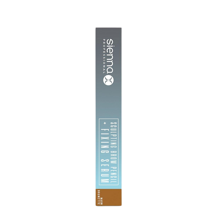 Sienna X Sculpting Brow Pencil + Fixing Serum - Warm Brunette
