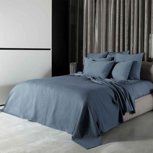 Signoria Olivia Coverlet & Shams - Antique Blue