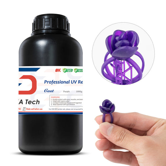 Purple 3D printed accessory made with Siraya Tech