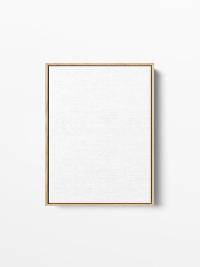Solid Oak Floating Canvas Frame, 12x16 in | 31x41 cm