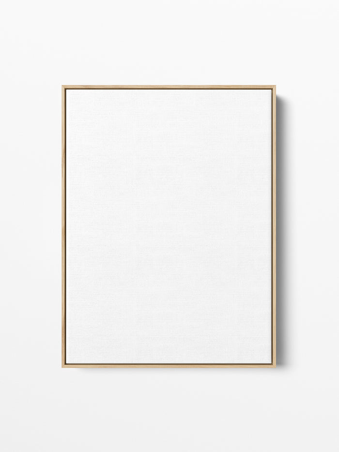 Solid Oak Floating Canvas Frame, 18x24 in | 46x61 cm
