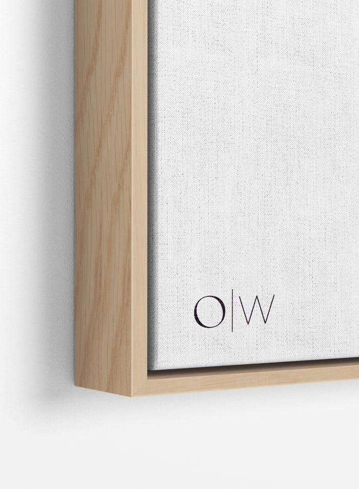 Solid Oak Floating Canvas Frame, 8x10 in | 20x25 cm