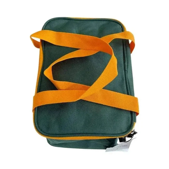 Springbok 6-pack Cooler Bag in green and gold, 600D/PVC material, compact size for outdoor use