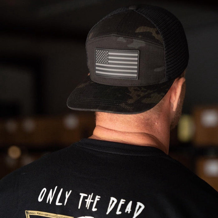STMC® Black Ripstop Flag Hat