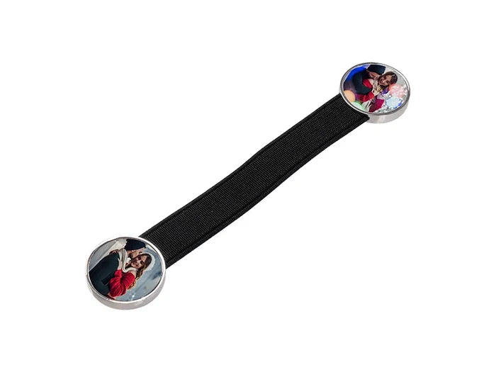 Sublimation Elastic Band Strap Phone Holder (Black)
