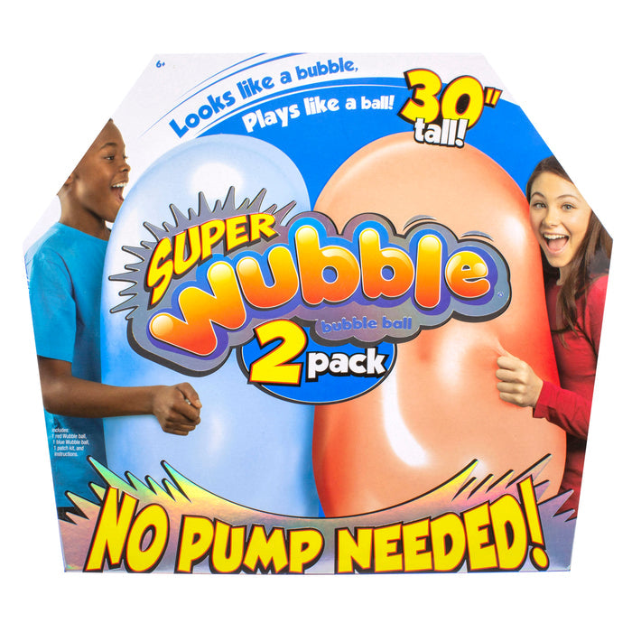 Super Wubble 2-Pack - Red + Blue