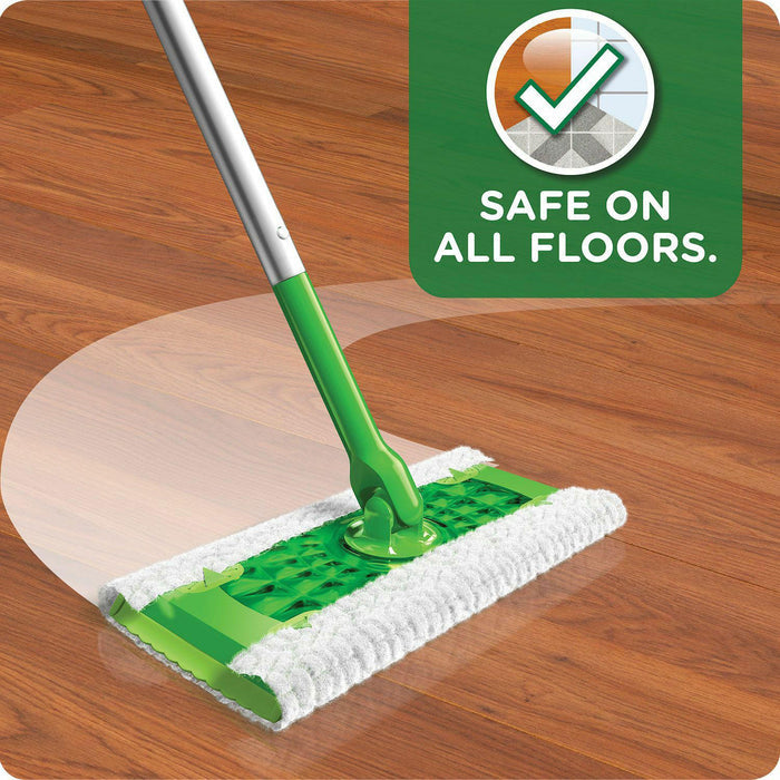 Swiffer Sweeper Dry + Wet Sweeping Kit - 1 Sweeper + 14 Dry Cloths + 6 Wet Cloths - Shoppers-kart.com