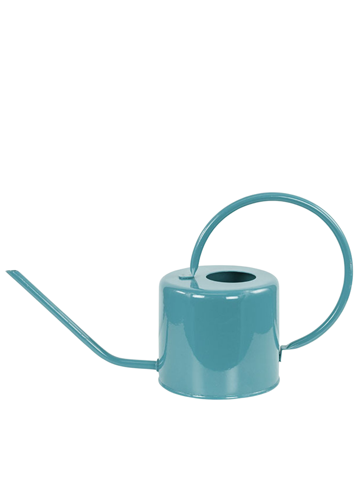 Teal Metal Watering Can