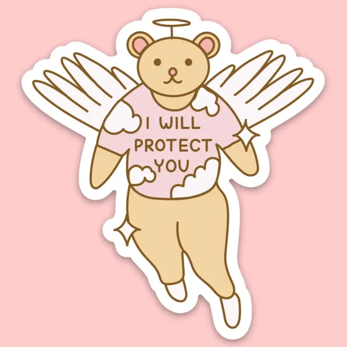 Tender Ghost 'I Will Protect You' Vinyl Sticker