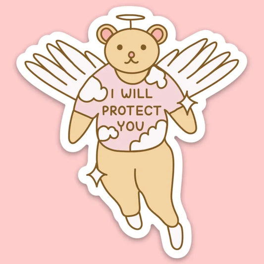 Tender Ghost 'I Will Protect You' Vinyl Sticker