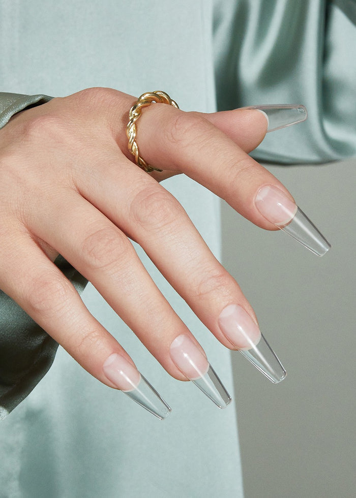 The GelBottle Long Coffin Tips DesignX Pro