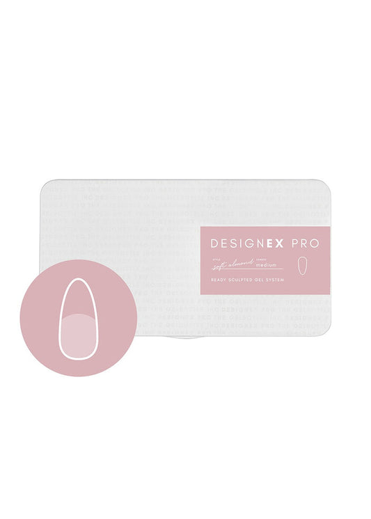 The Gelbottle Medium Soft Almond Tips DesignX Pro