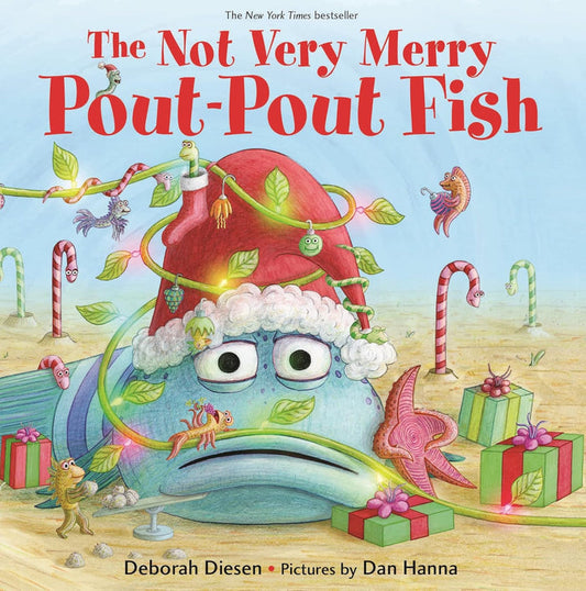 The Not Very Merry Pout-Pout Fish Board Book by Deborah Diesen