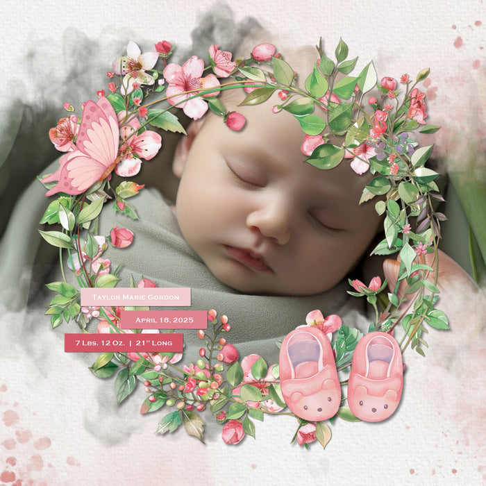 Add these beautiful digital scrapbooking watercolor wreaths by Lucky Girl Creative digital art to all your spring, Easter, and garden digital scrapbooking pages, albums, holiday greeting cards, and wall decor! Each wreath is 10" wide but can be re-sized to fit your project. Elements include flowers, tulips, daisy, cherry blossoms, apple blossoms, Easter eggs, sweet peas, and daffodils. TIP: Try layering the various wreaths to create a new look every time.