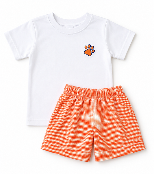 Tom Clemson Paw Short Set