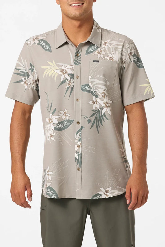 O’Neill TRVLR UPF Traverse Hawaii Shirt front view