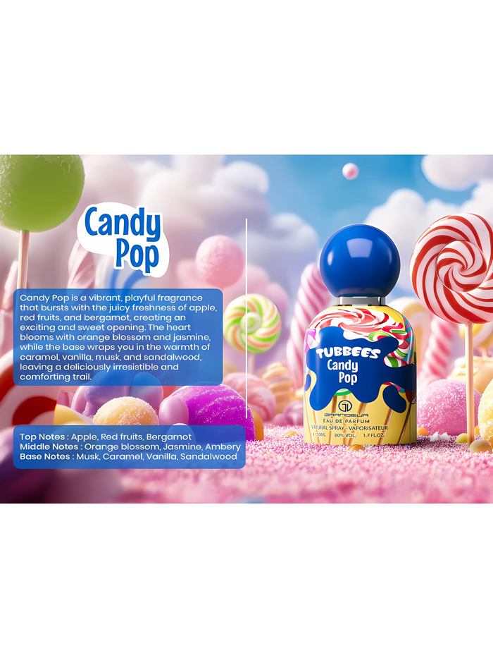 Tubbees Candy Pop By Grandeur Eau De Parfum 1.7 FL OZ Kids