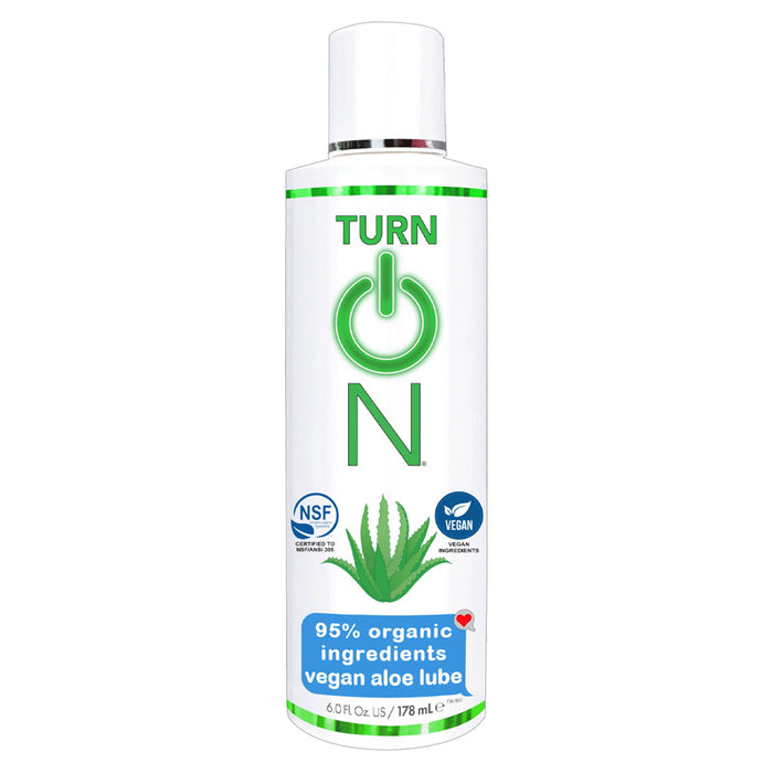 'Turn On 95% organic ingredients vegan aloe lube 178ml'