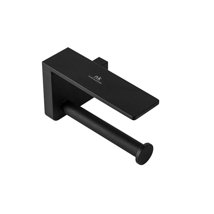 Roll holder with cover black Standard Noken