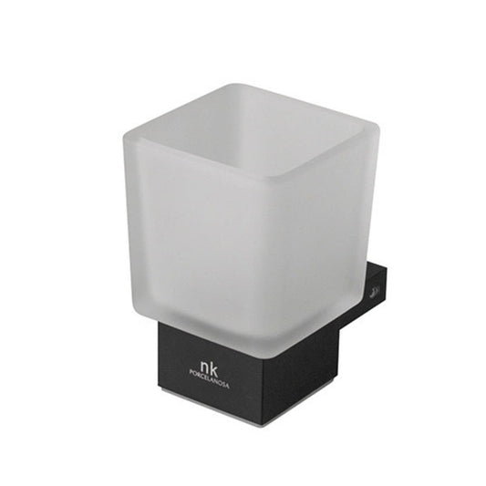 Urban C Wall Mounted Tumbler Holder - Black Bathroom Accessories Noken by Porcelanosa