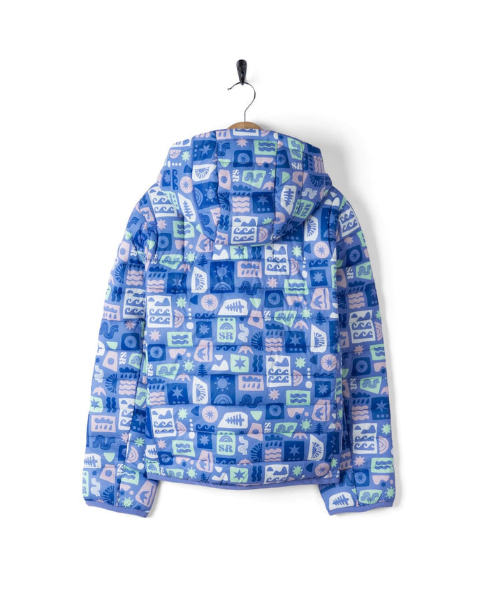 Venture Kids Water Resistant Padded Jacket in Blue