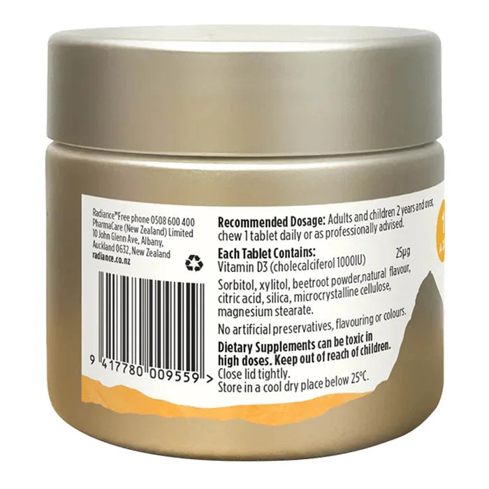 Supplement jar with label showing dosage and ingredients on a white background