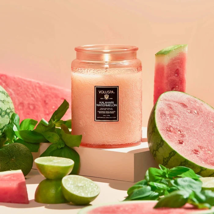 Voluspa Kalahari Watermelon 18oz Jar Candle