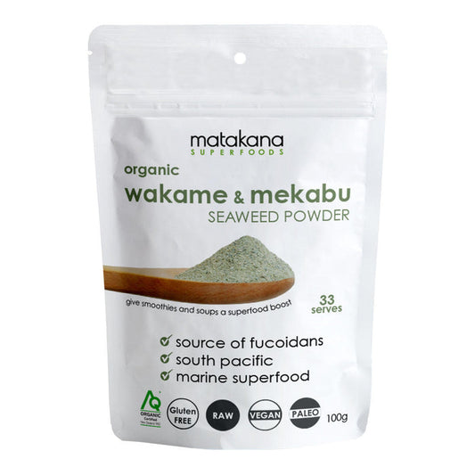 Matakana Superfoods Wakame and Mekabu Seaweed Organic Powder_1