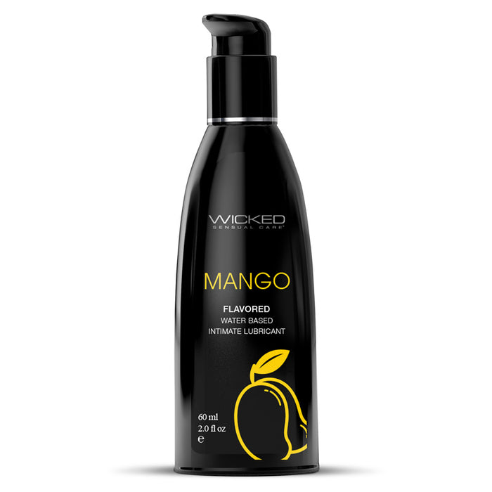 Wicked Sensual Care Mango Flavored Water Based Intimate Lubricant
