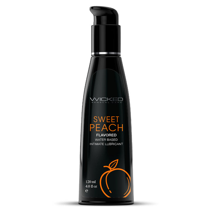 Wicked Sensual Care Sweet Peach Flavored Water-Based Intimate Lubricant