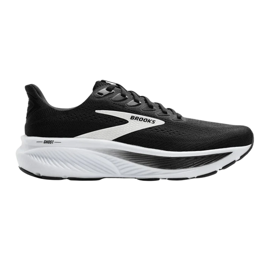 Women's Brooks Ghost 17 in Black/Grey/White