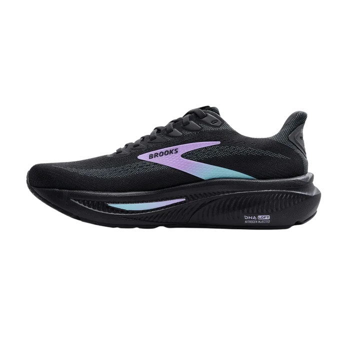 Women's Brooks Ghost 17 in Grey/Purple