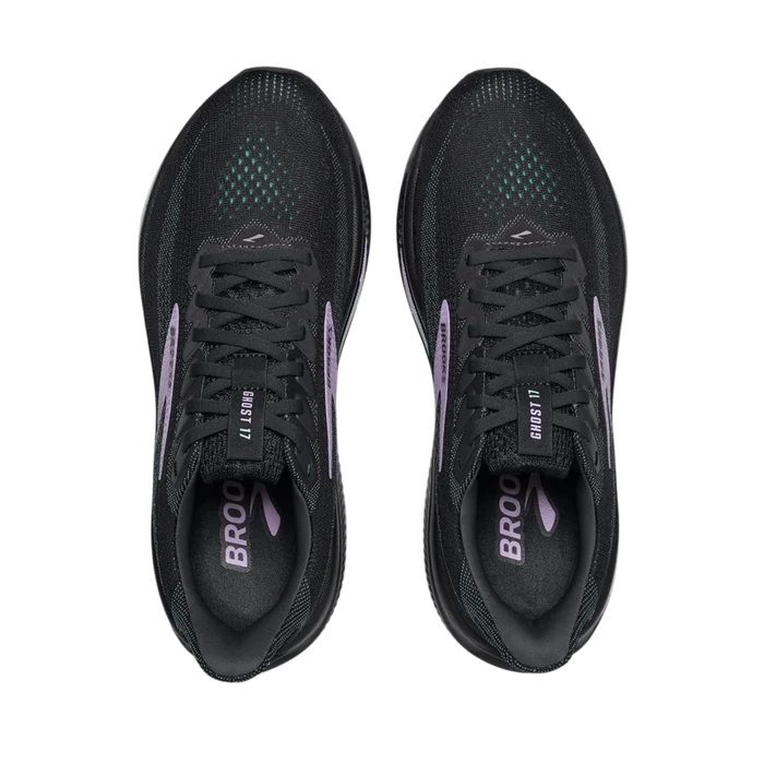 Women's Brooks Ghost 17 in Grey/Purple