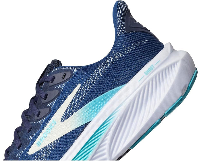Women's Brooks Ghost 17 in Navy/Green