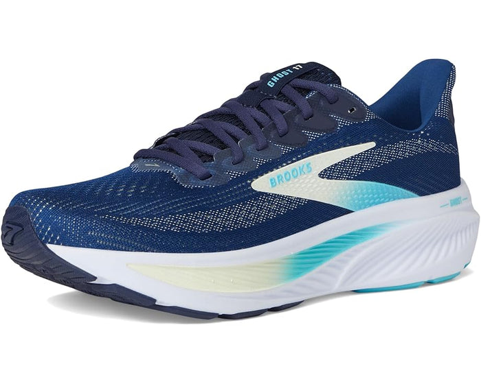 Women's Brooks Ghost 17 in Navy/Green