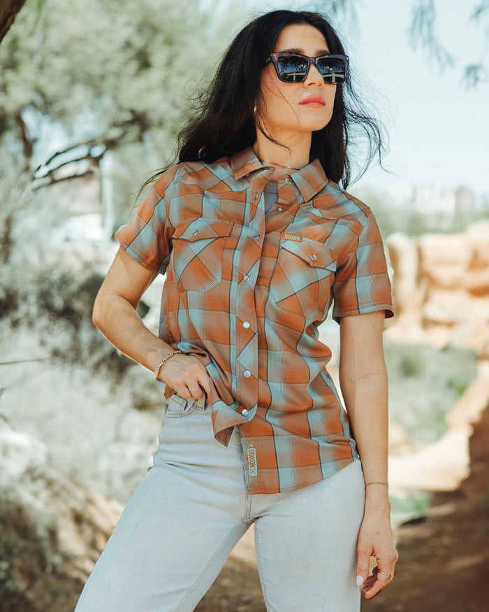 Women's The Frontier Bamboo Short Sleeve - Lasso - Dixxon Flannel Co.