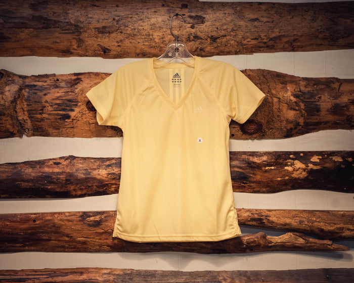 YELLOW ADIDAS T-SHIRT