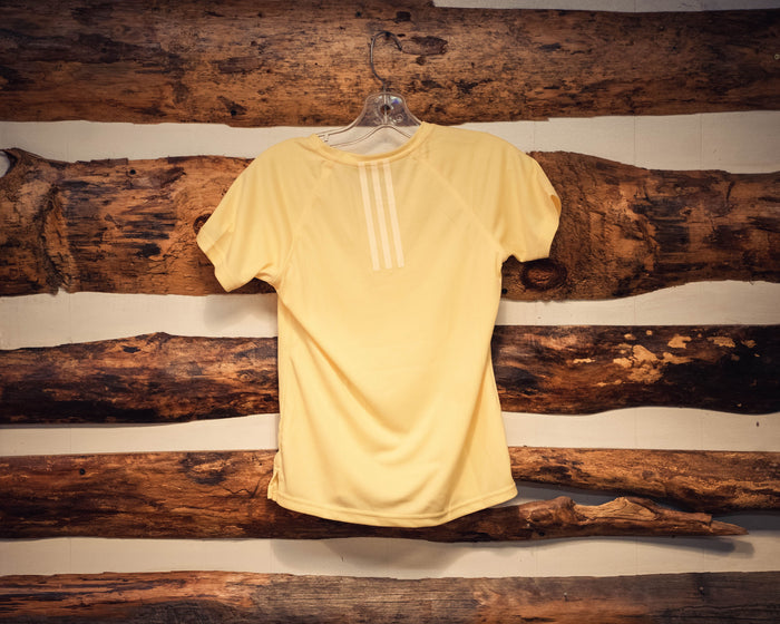 YELLOW ADIDAS T-SHIRT