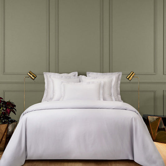 Yves Delorme Triomphe Solid Luxury Bed Linens - Silver